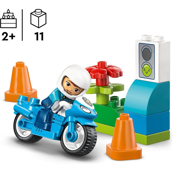 Lego Duplo Blue Police Motorcycle Building Set – 10471 alternate