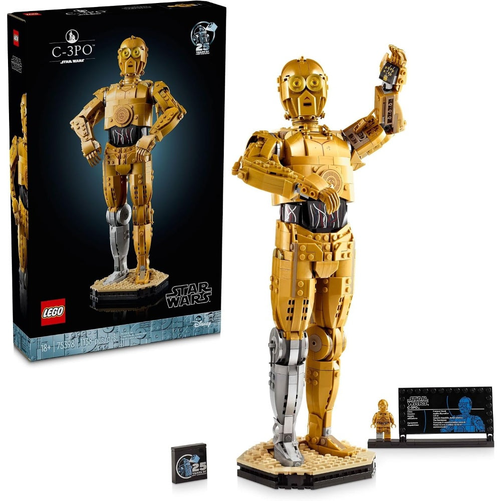 Lego Star Wars C-3Po Buildable Droid Display Figure – 75398