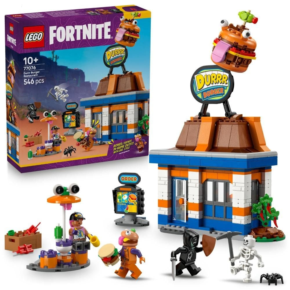 Lego Fortnite Durrr Burger Restaurant 77076 Building Set – 546 Pieces