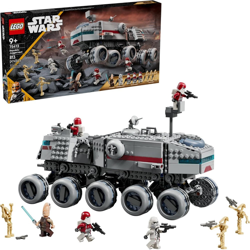 Lego Star Wars: The Clone Wars Republic Juggernaut 75413 Building Set – 813 Pieces