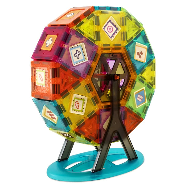 New Boy Magnetic Wheel Building Set – 70 Pieces alternate