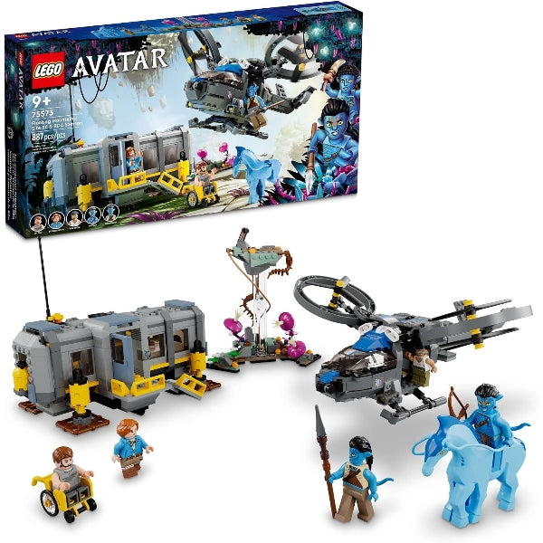 LEGO Avatar Floating Mountains: Site 26 & RDA Samson Building Set 75573 – 887 Pieces