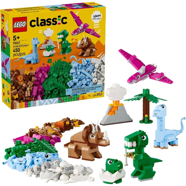 LEGO Classic Creative Dinosaurs Toy Building Kit -11041 ( 450 Pieces )