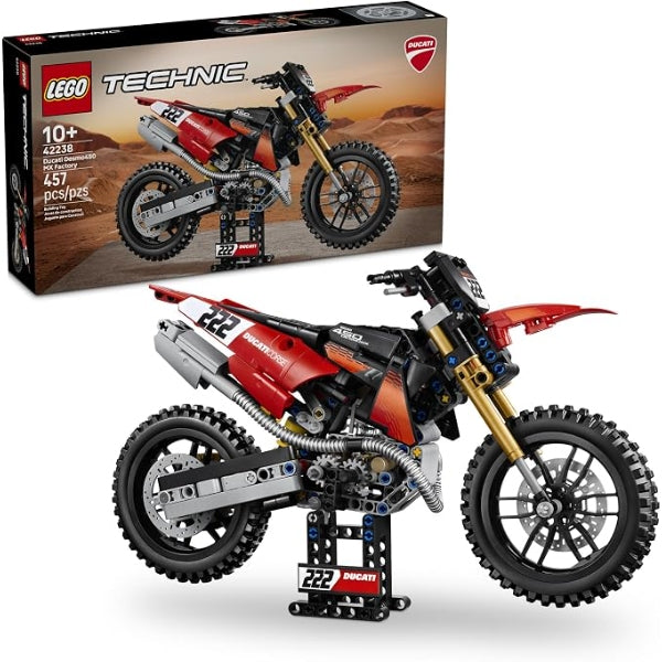 LEGO Technic Ducati Motocross Motorcycle Building Toy, 545 Pieces