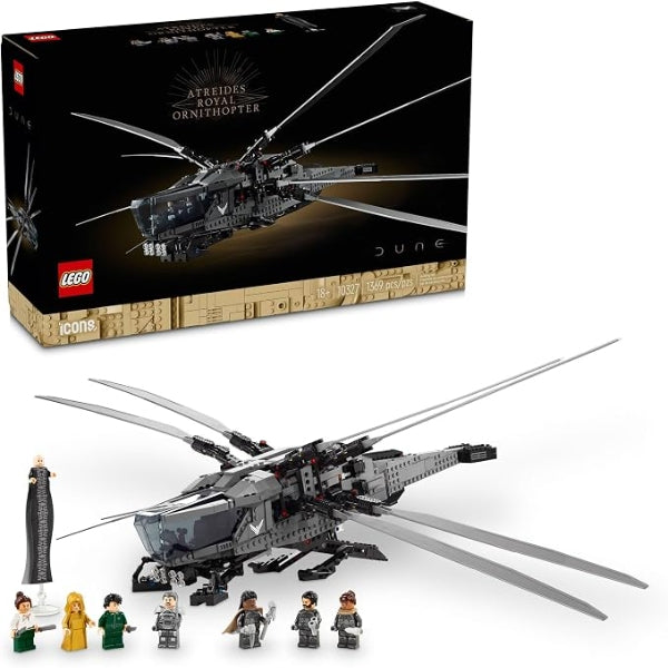 LEGO Dune Atreides Royal Ornithopter Display Model, 1,369 Pieces