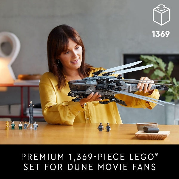 LEGO Dune Atreides Royal Ornithopter Display Model, 1,369 Pieces alternate