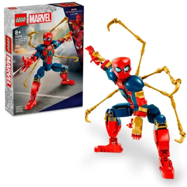 LEGO Iron Spider-Man Construction Figure Set with 303pcs