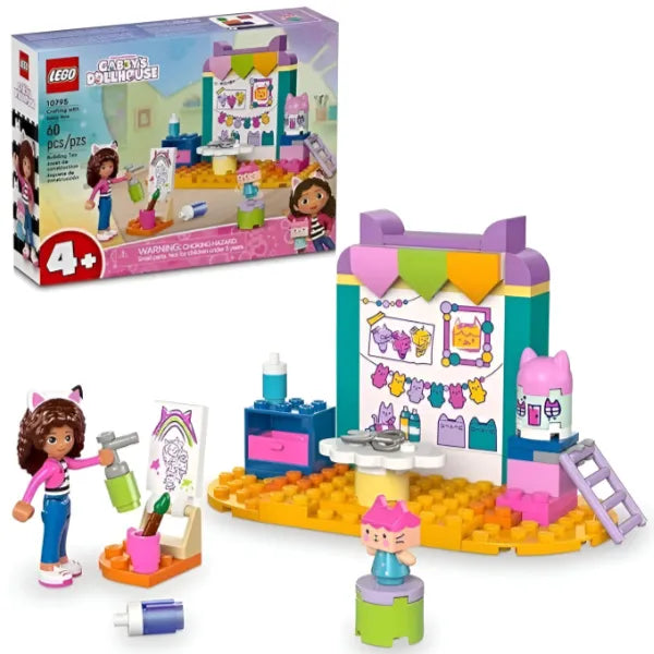 LEGO Gabbys Dollhouse Crafting With Baby Box Building Toy Set 10795 With 60pcs