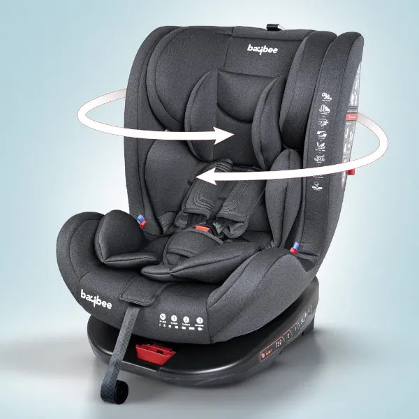 Baybee Convertible And 360° Rotatable Car Seat for Baby with Isofix
