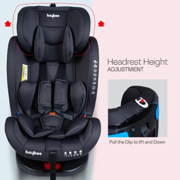 Baybee Convertible And 360° Rotatable Car Seat for Baby with Isofix alternate