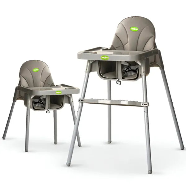 Baybee Clento 2 in 1 Baby High Chair for  -Grey