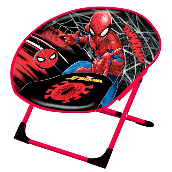 Marvel Spider-Man Kids Moon Chair – Foldable Lounge Seat