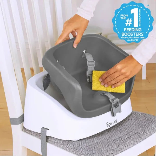 Ingenuity SmartClean Toddler Booster Seat- Slate alternate