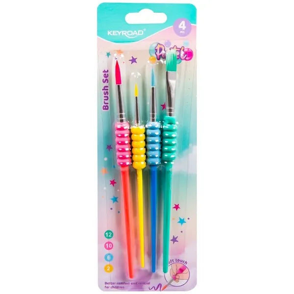 Keyroad  Painting Brush Artist Brush - 4PcsBHGS30 (BHGS30)
