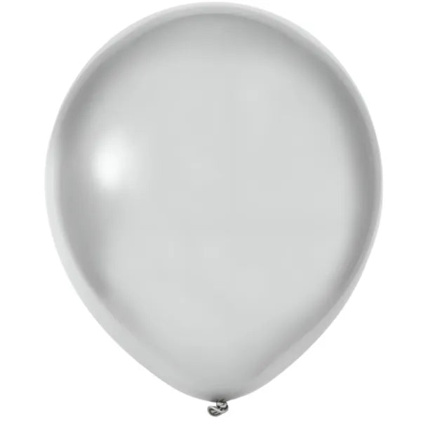 Party Decoration Balloons-Pack Of 50 Pieces-Silver Color