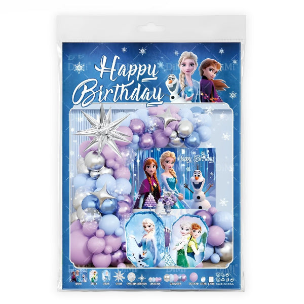 Frozen Theme Birthday Party Balloon Decoration Kit