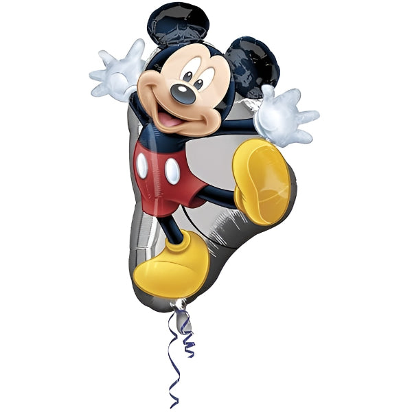 Mickey Mouse Shape Foil Balloon With Helium – 24 Inch