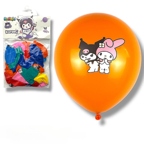 Kuromi Cutie Party Decoration Balloons – Pack Of 25 Pieces  (Blrs101)