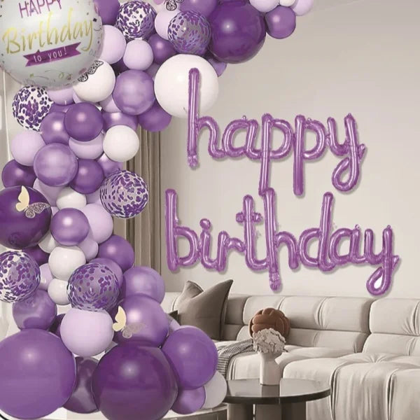 Happy Birthday Party Decoration Balloon Set- Pack Of 83 Pieces-1 Piece Set
