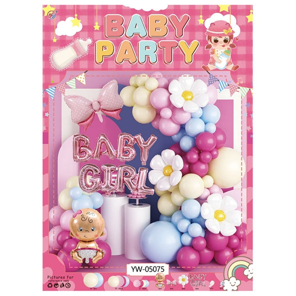 Baby Shower Party Decorations Balloon Set for Baby Girl(BLRS93)