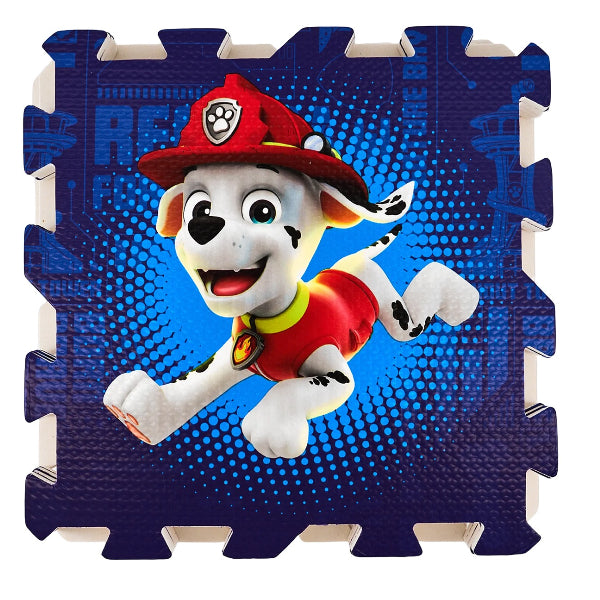 Paw Patrol Interlocking Eva Foam Puzzle Play Mat For Kids