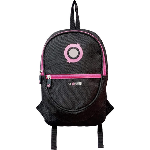 Globber Junior Backpack Neon Pink Black 4L Kids Backpack