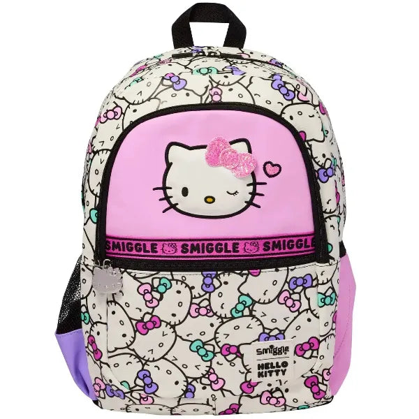 Smiggle Hello Kitty Backpack School Bag-18 Inch