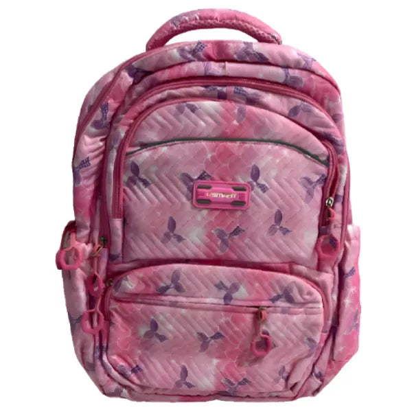 Vsmart Fashionable Shoulder Bag Backpack For Girls-Pink Colour