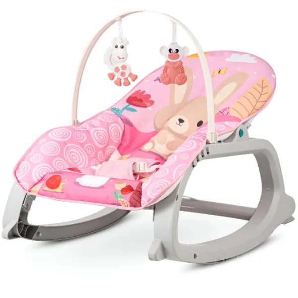 Baybee Daisy Baby Bouncer and Rocker Chair with Soothing Vibrations
