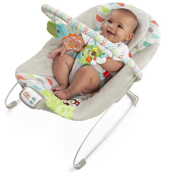 Bright Starts Happy Safari Baby Bouncer (BRFS21) alternate