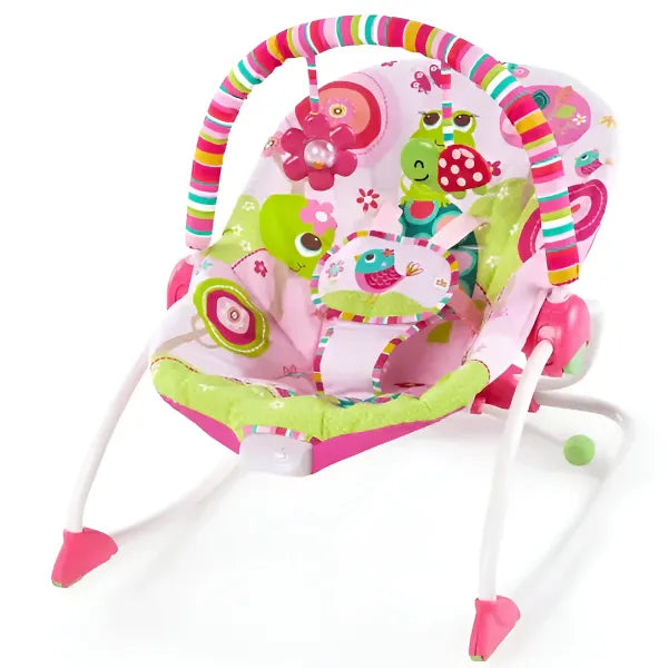 Bright Starts Infant To Toddler Rocker -Raspberry Garden (BRFS24)