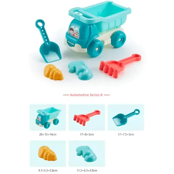 Truck Beach Toys-5 Pieces Set