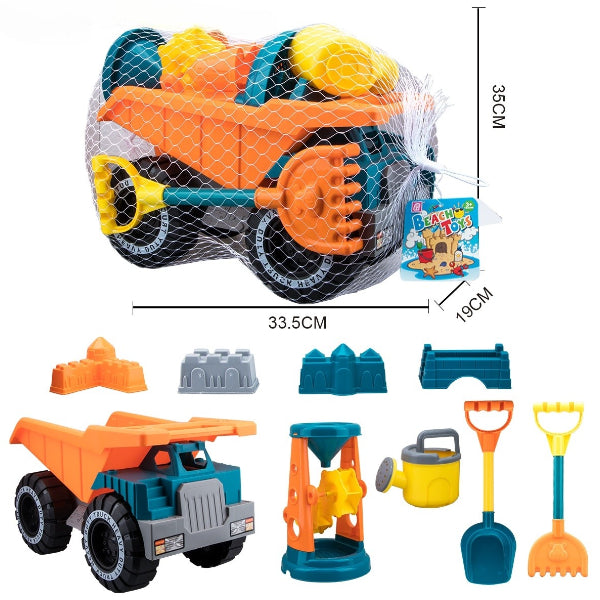 Truck Beach Toys - 9 Pieces Set