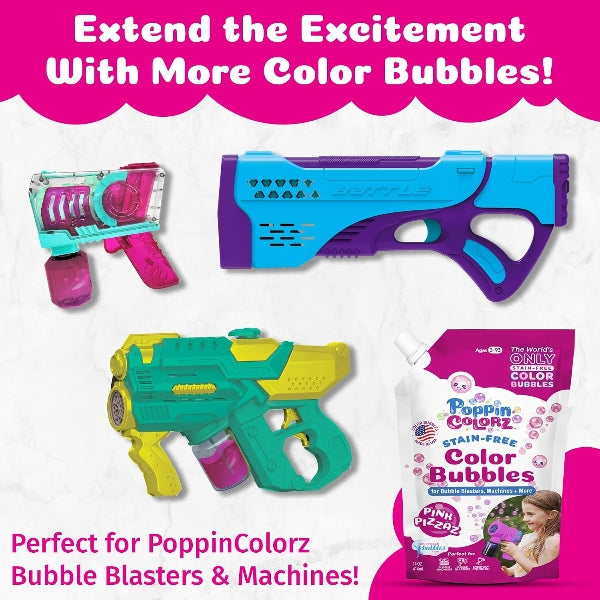 PoppinColorz Pink Pizzaz Color Bubbles Refill Pouch Ð 14 oz alternate