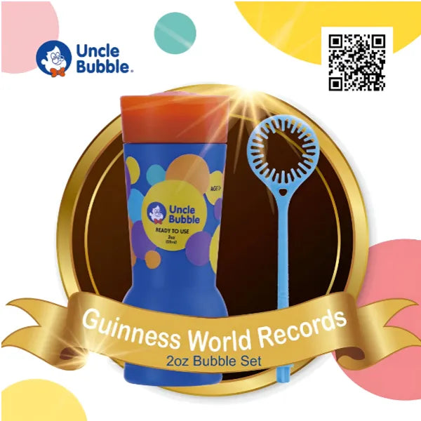 Uncle Bubble 2oz Guinness World Records Bubble Blower
