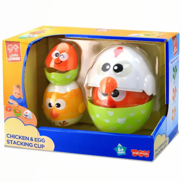 Little Learner Chicken And Egg Stacking Cup Toy For Kids