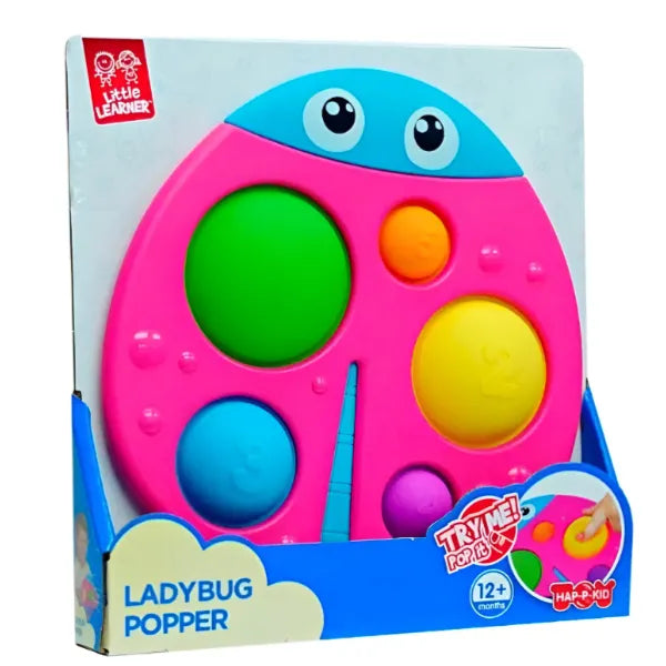 Little Learner Ladybug Popper Toy