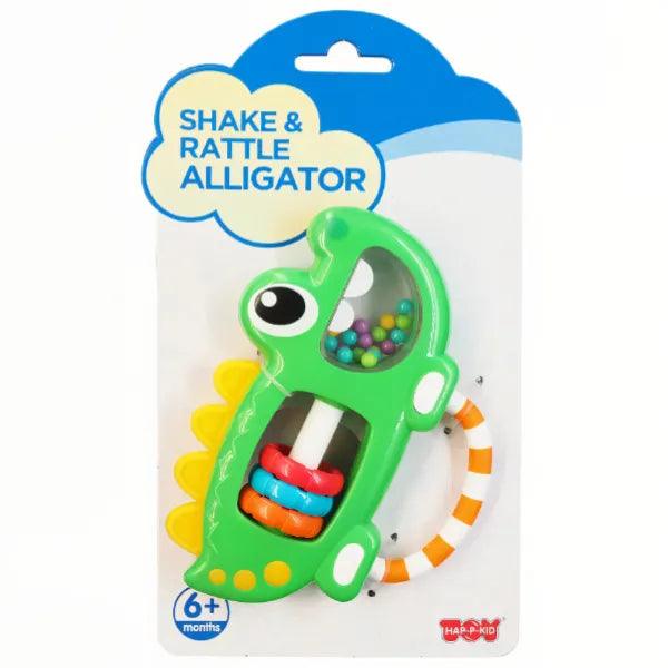 Little Learner My First Rattle Croco Toy