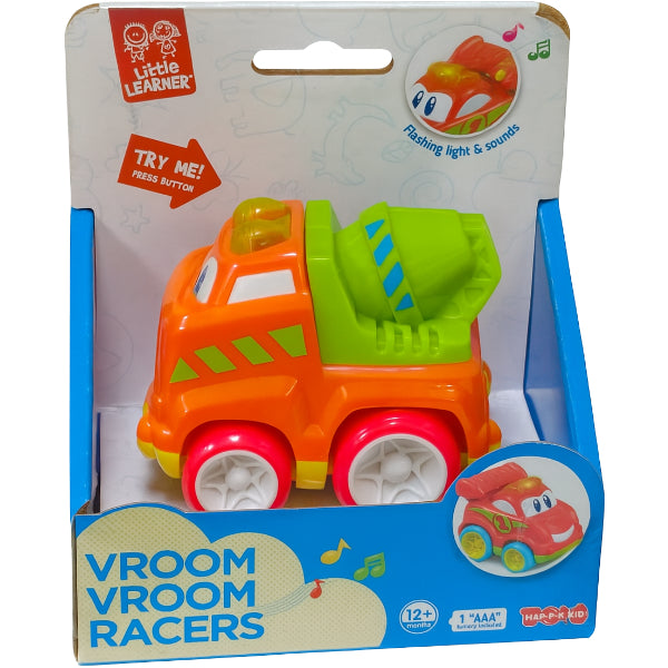 Happy Kid Little Learners – Vroom Vroom Construction Racer Car