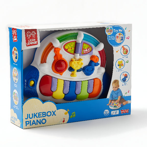 Happy Kids Little Learners Jukebox Piano – Interactive Musical Toy For Toddlers