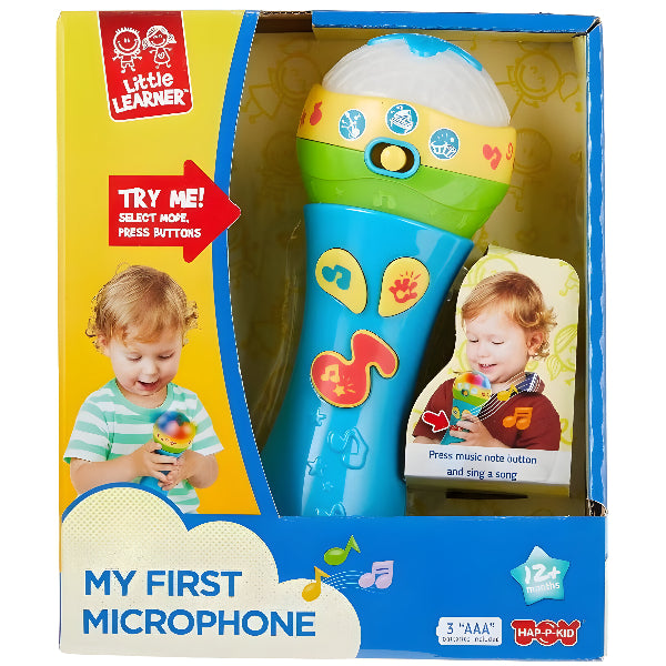 Happy Kid Little Learners My First Microphone – Light & Musical Toy