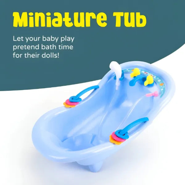 Moon Mini Duck With Bath Tub Baby Bathing Toys For Toddlers-Blue alternate