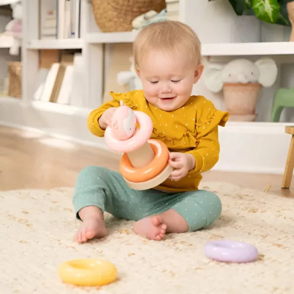 Ingenuity Cutie Baby Stacking Rings Toy-Nally (BYFS166) alternate