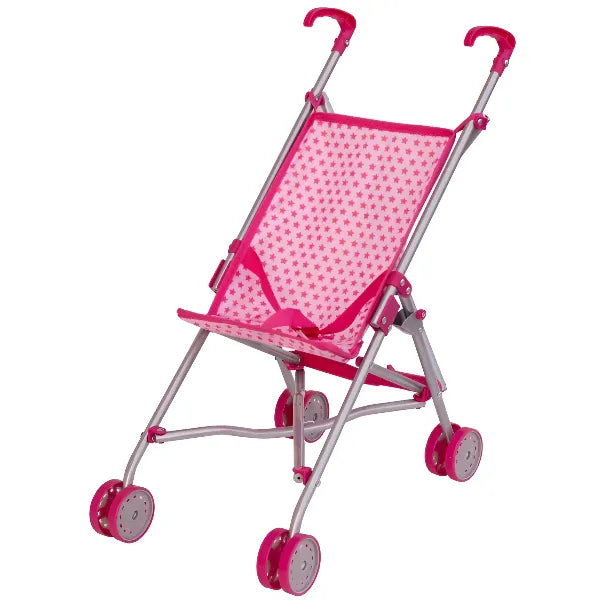 Moon Baby Doll Buggy Pretend Play Pink