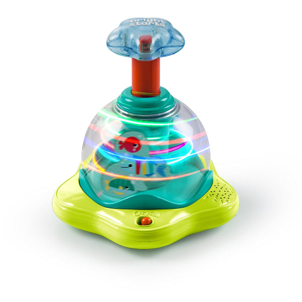Bright Starts Press & Glow Spinner Musical Baby Toy alternate
