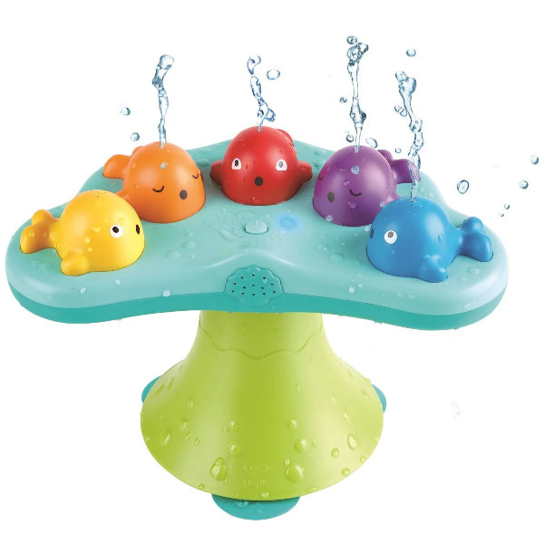 Hape Musical Whale Fountain Bath Toy – Interactive Water Play