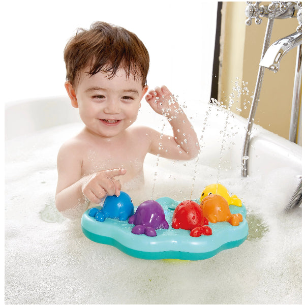 Hape Musical Whale Fountain Bath Toy – Interactive Water Play alternate