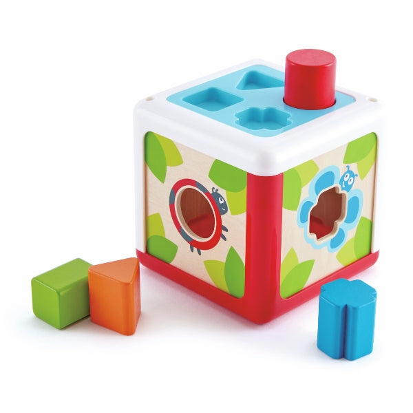 Hape Shape Sorting Box, Educational Shape Sorter Toy, 12 Months+