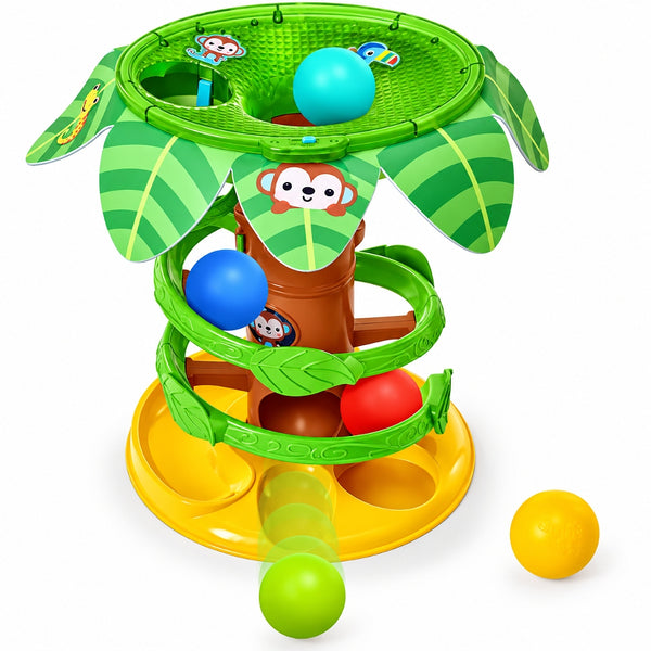 Bright Starts Tropical Twirl Ball Drop Activity Toy With Lights & Music alternate