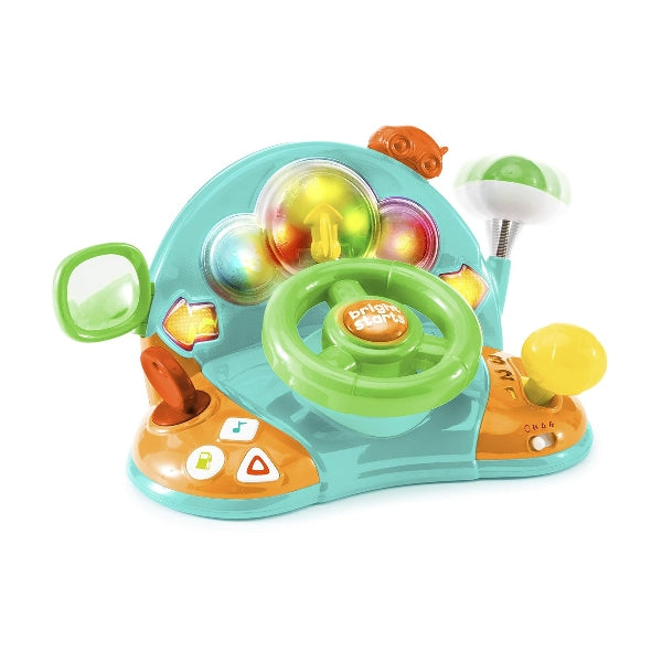 Bright Starts Baby Steering Wheel Activity Toy with Lights & Sounds alternate